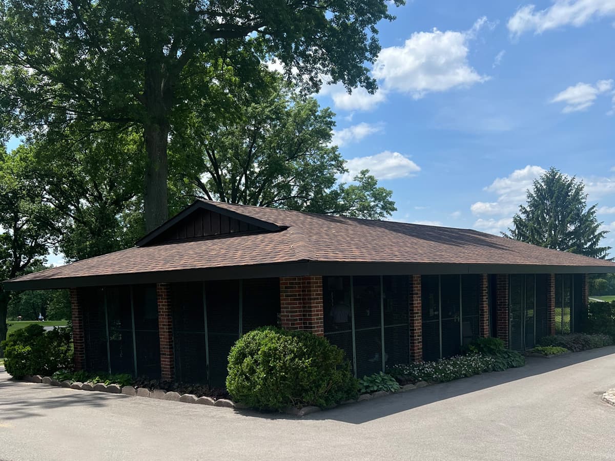 After — Cedar Shake Replacement — Golf Club Pavilion